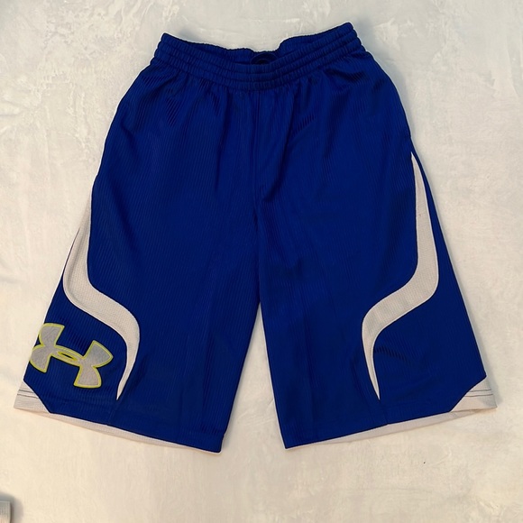 Under Armour Bottoms Under Armour Boys Youth Large Blue And Grey And Youth Extra Large Green